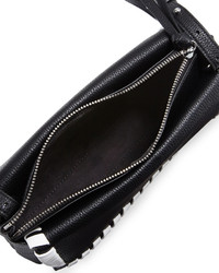 French Connection Callie Whipstitch Crossbody Bag Black