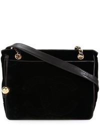 Chanel Vintage Velvet Shoulder Bag