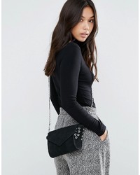Pieces Cross Body Bag With Eyelet Detail