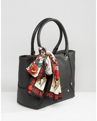 Love Moschino Shoulder Bag With Scarf