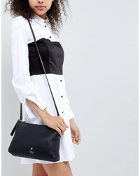 Fiorelli Simple Zip Top Cross Body Bag In Black
