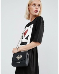 Love Moschino Textured Small Shoulder Bag