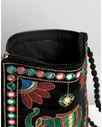 Reclaimed Vintage Velvet Cross Body Bag
