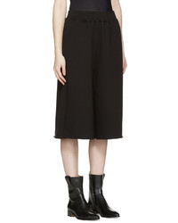 MM6 MAISON MARGIELA Black French Terry Culottes