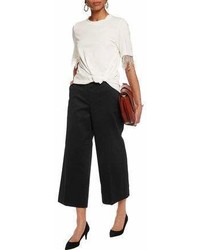 3.1 Phillip Lim Cropped Cotton Blend Twill Culottes