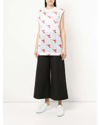 MSGM Cropped Culotte Trousers