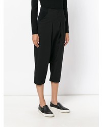 Rick Owens Cropped Drop Crotch Trousers