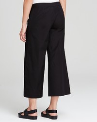 Eileen Fisher Cropped Wide Leg Drawstring Pants The Fisher Project