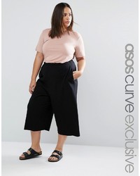 Asos Curve Curve Culottes In Cotton Jersey