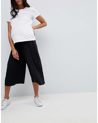 Asos Design Maternity Tailored Easy Elasticated Waist Soft Culottes