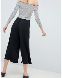 Asos Design Tailored Easy Elasticated Waist Soft Culottes