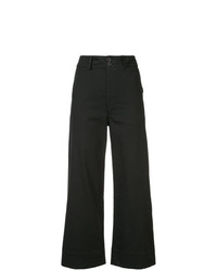 Apiece Apart Flared Cropped Trousers
