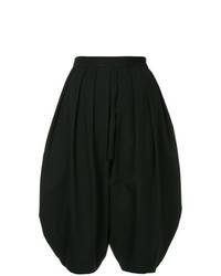 Comme Des Garçons Vintage Flared Pleated Cropped Trousers