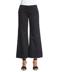 Creatures of the Wind Flat Front Cuffed Wide Leg Cropped Pants