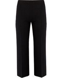 The Row Maria Wide Leg Silk Blend Cropped Trousers