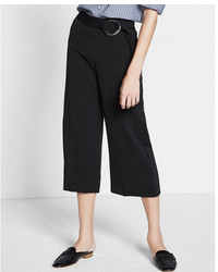 Express Mid Rise D Ring Belted Culottes