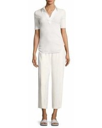 Helmut Lang Pleated Crepe Culottes