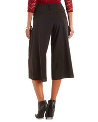 Charlotte Russe Pleated High Waisted Culottes