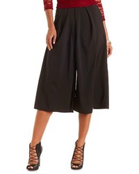 Charlotte Russe Pleated High Waisted Culottes
