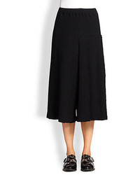 Comme des Garcons Pleated Insert Knit Culottes