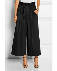 Tome Belted Stretch Cotton Sateen Culottes