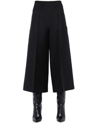 Valentino Cropped Wide Leg Crepe Pants