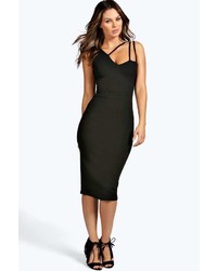Boohoo Carly Cutout One Shoulder Detail Bodycon Dress