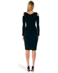 Laundry by Shelli Segal Cold Shoulder Jersey Body Con Dress
