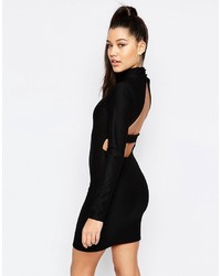 Missguided Cut Out Back Bodycon Dress