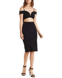 Charlotte Russe Cut Out Midi Bodycon Dress