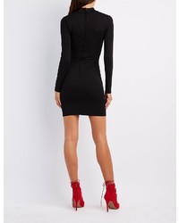 Charlotte Russe Cut Out Sweetheart Bodycon Dress
