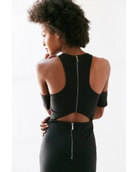 Finders Keepers Leon Cutout Cold Shoulder Bodycon Midi Dress