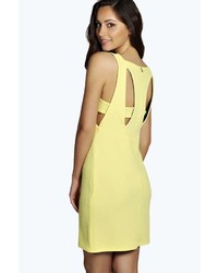 Boohoo M Cut Out Back Detail Bodycon Dress