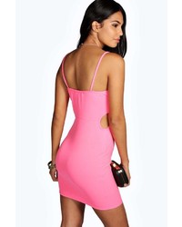 Boohoo Penelope Cut Out Front Bodycon Dress
