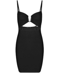 Boohoo Petite Emma Strappy Cut Out Detail Bodycon Dress