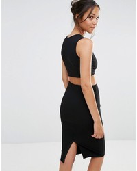Missguided Ring Detail Cut Out Bodycon Dress