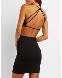 Charlotte Russe Strappy Cut Out Bodycon Dress