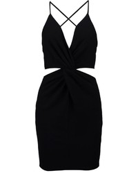 Boohoo Talha Knot Front Cut Out Bodycon Dress