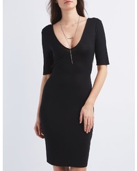 Charlotte Russe Twisted Cut Out Bodycon Dress