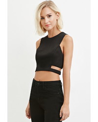 Forever 21 Caged Cutout Crop Top