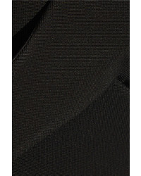Dion Lee Cropped Cutout Stretch Ponte Top Black