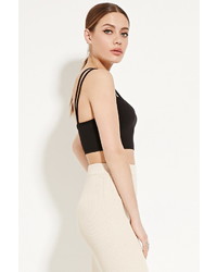 Forever 21 Cutout Front Crop Top