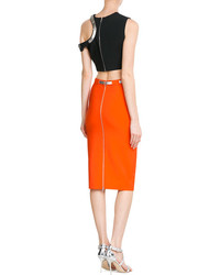 Thierry Mugler Mugler Crepe Top With Cut Out Detail
