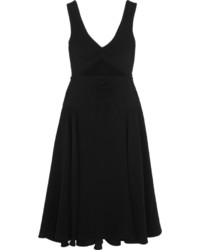J.W.Anderson Cutout Crepe Dress Black