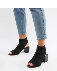 ASOS DESIGN Wide Fit Roman Knitted Shoe Boots