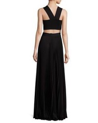 A.L.C. Accordion Pleated Cutout Gown