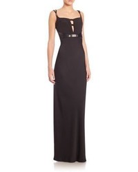 Versace Collection Belted Evening Gown