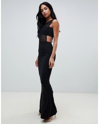 Missguided Cut Out Fishtail Maxi Dress