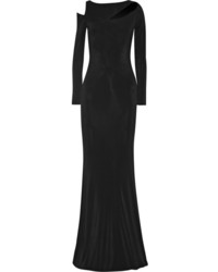 Donna Karan Cutout Stretch Jersey Gown New York