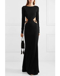 Haney Kate Embellished Cutout Stretch Cady Gown